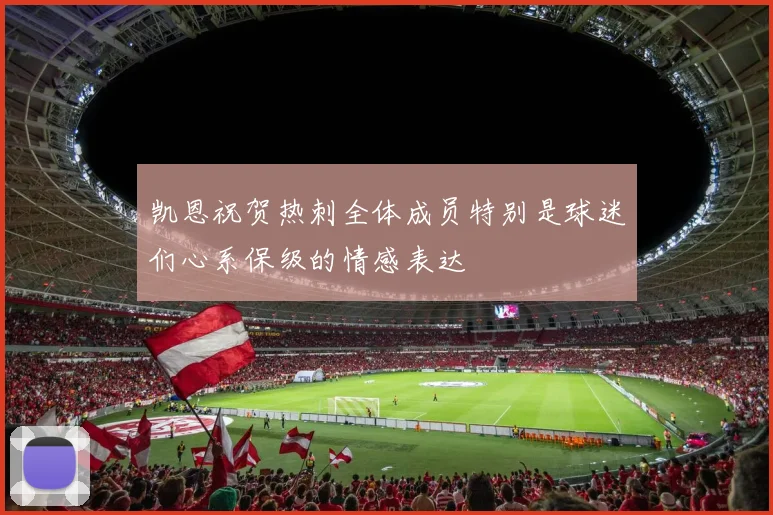 凯恩祝贺热刺全体成员特别是球迷们心系保级的情感表达