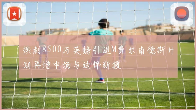 热刺8500万英镑引进M费尔南德斯计划再增中场与边锋新援